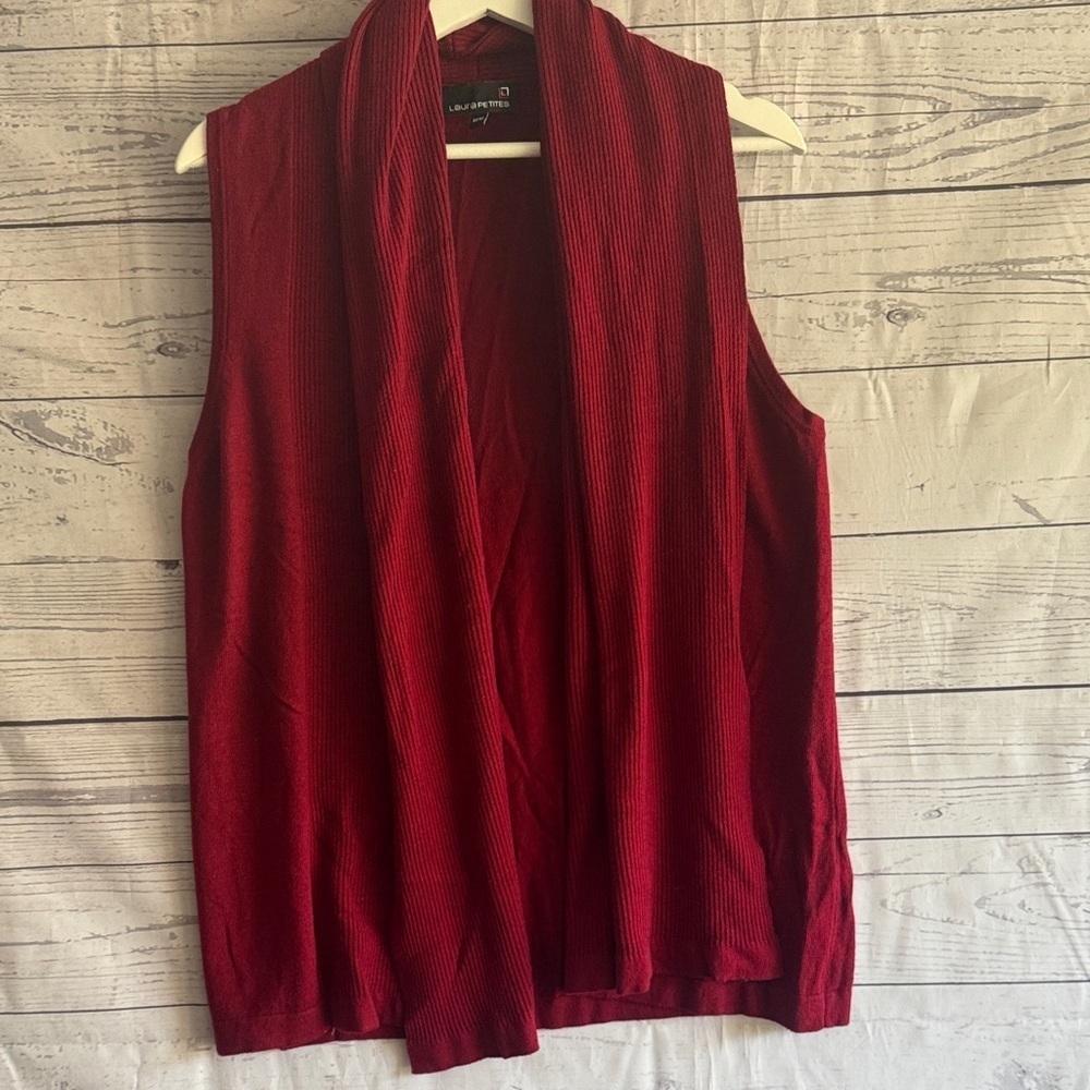 Laura petites open vest